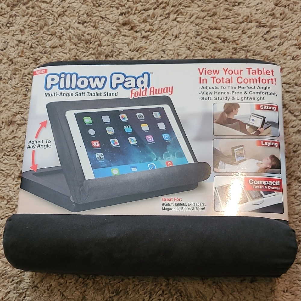 Fold Away Multi-Angle Tablet Stand - Black